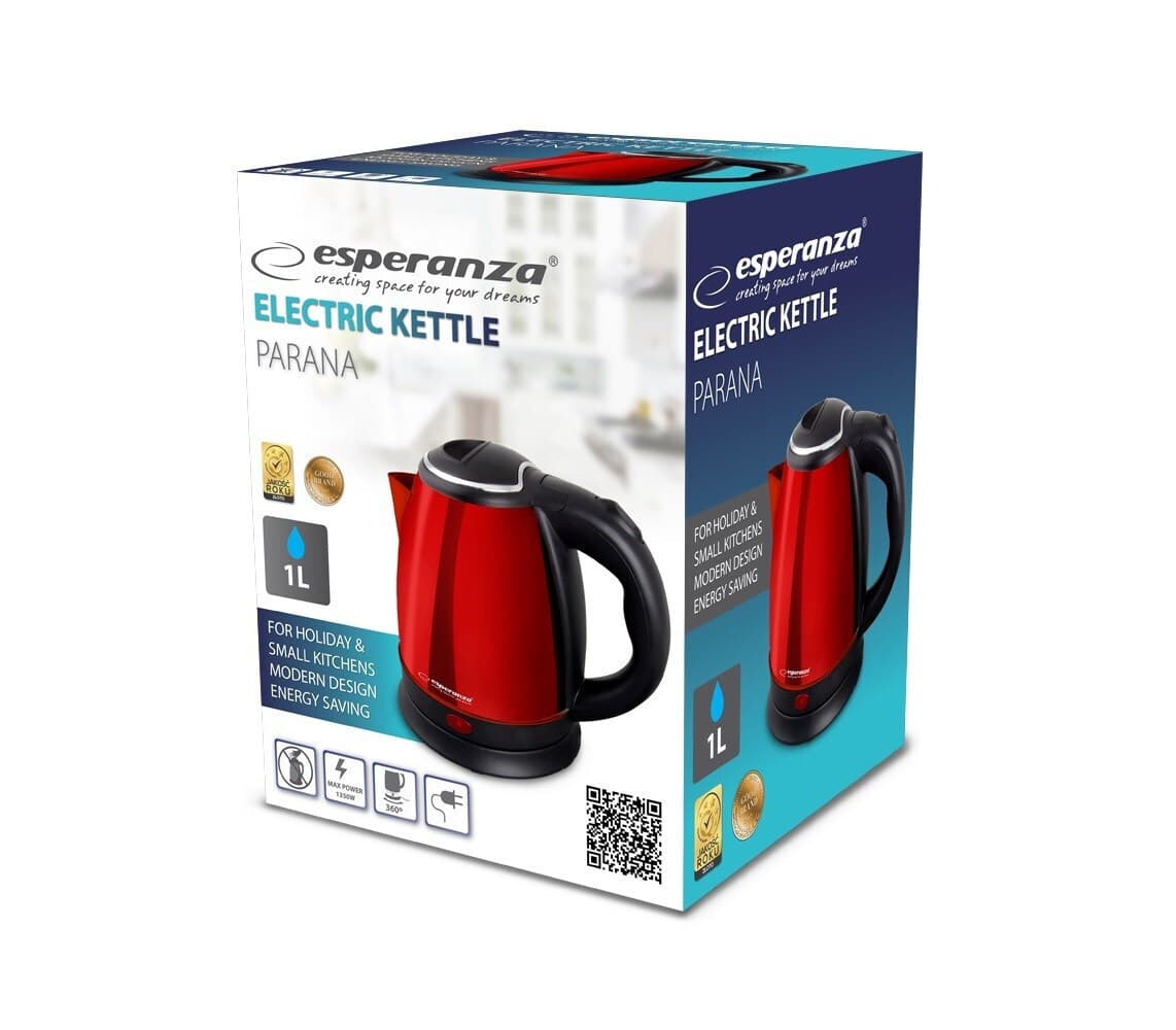 Esperanza Parana Βραστήρας 1lt 1350W Μαύρος 2