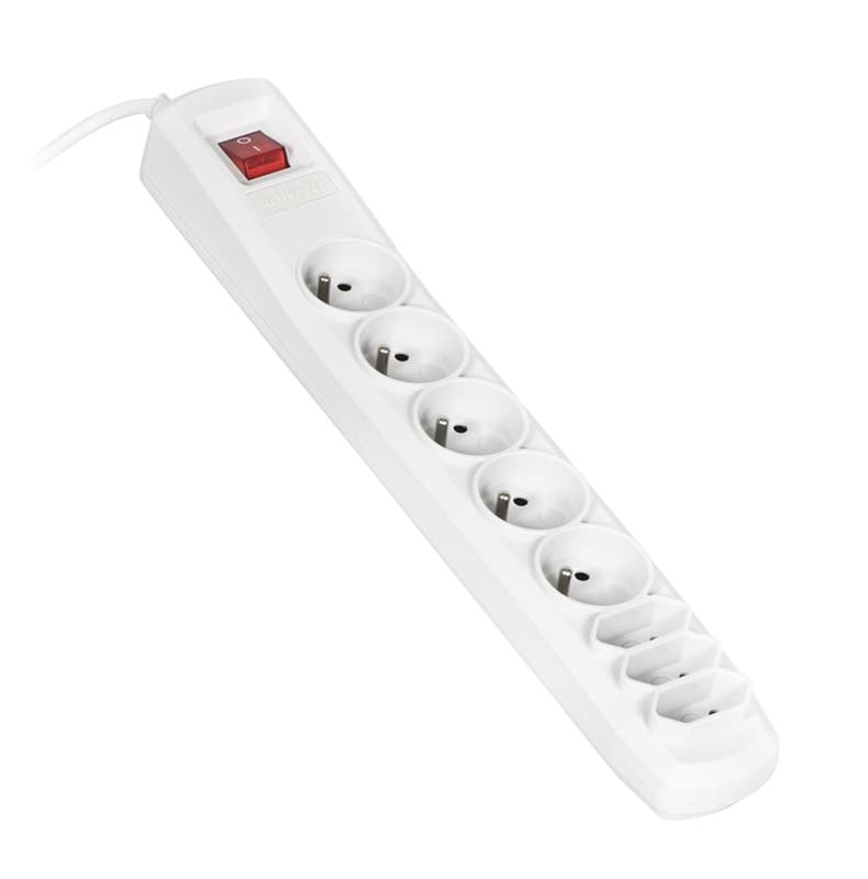Active Jet APN-8G/3M-GR Πολύπριζο 5 Θέσεων με Διακόπτη και Καλώδιο 3m APN-8g/3m-GR 2
