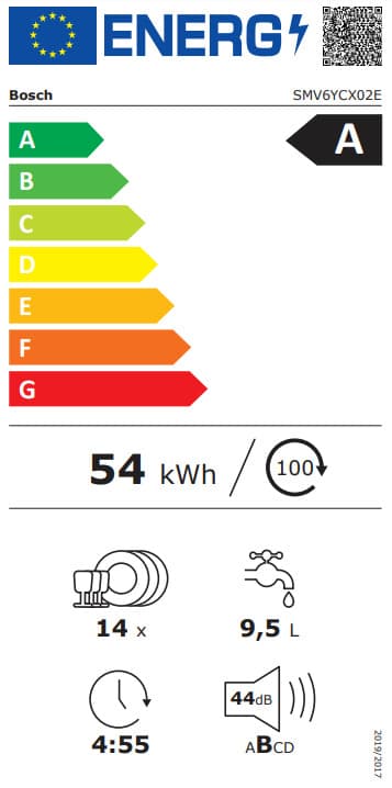 Bosch Πλήρως Εντοιχιζόμενο Πλυντήριο Πιάτων με Wi-Fi για 14 Σερβίτσια Π59.8xY81.5εκ. SMV6YCX02E 13