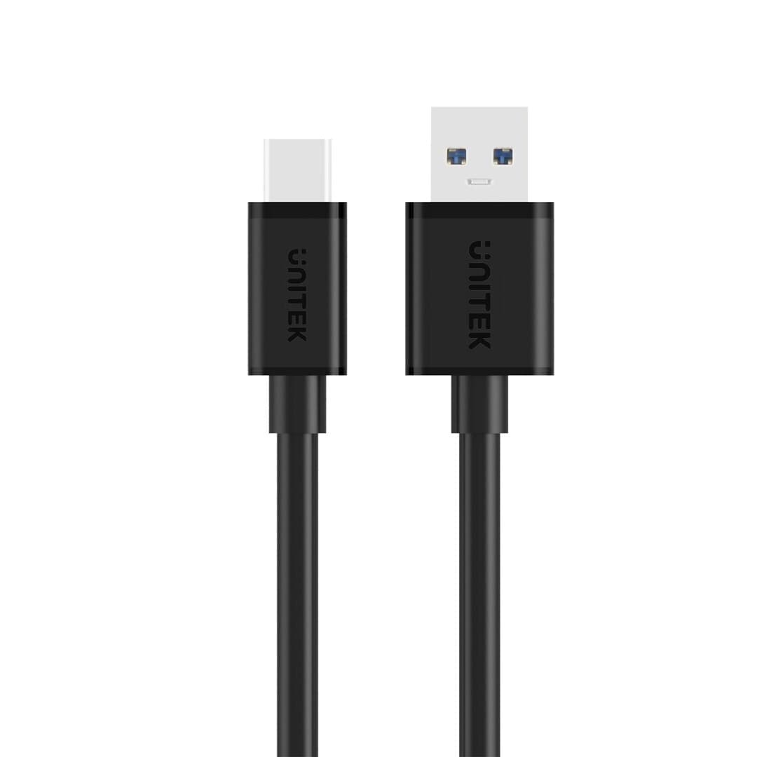 Unitek USB 3.0 Cable USB-C male - USB-A Μαύρο 1m Y-C474BK 3