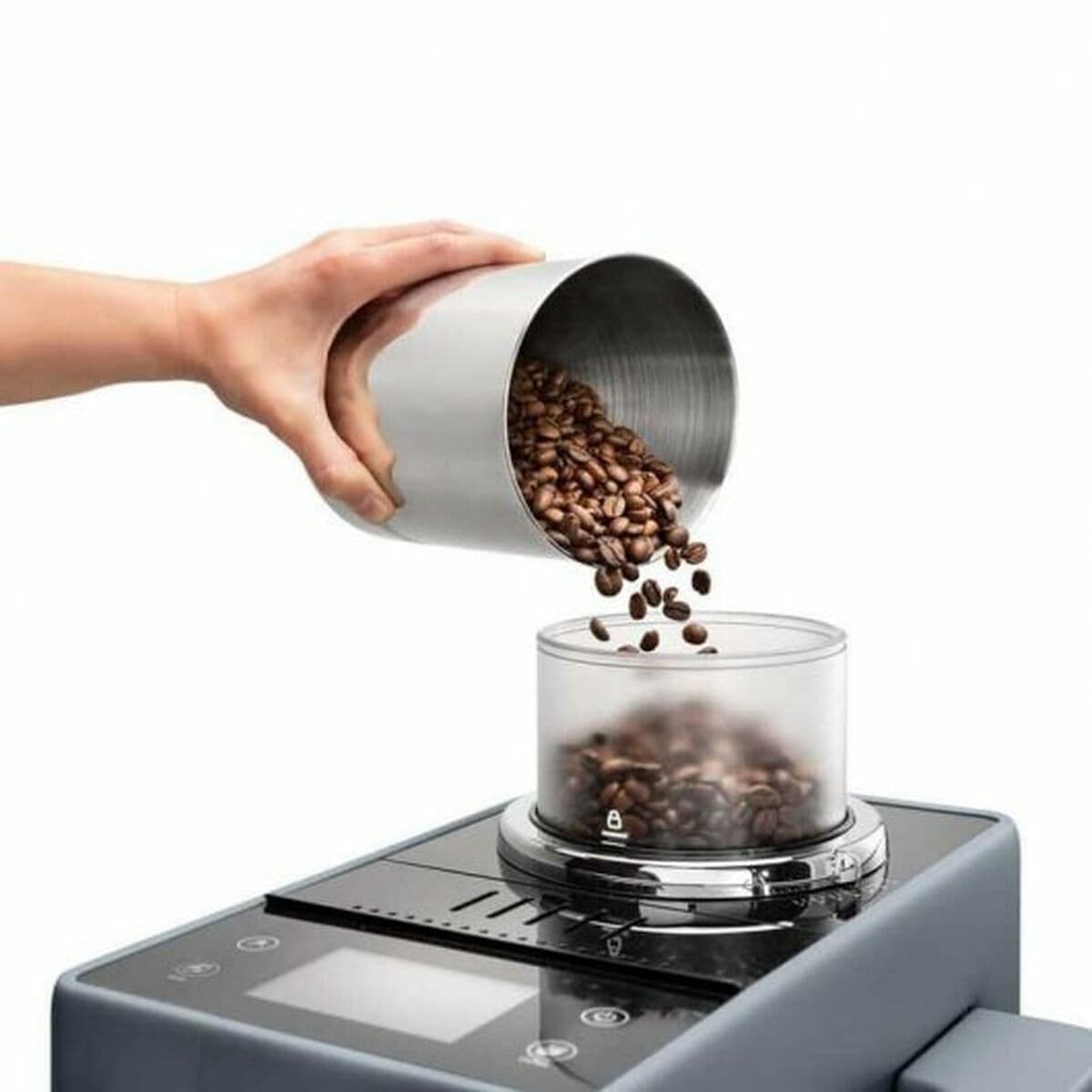 De'Longhi Rivelia Αυτόματη Μηχανή Espresso 1450W Πίεσης 19bar για Cappuccino με Μύλο Άλεσης Γκρι EXAM440.55.G 3