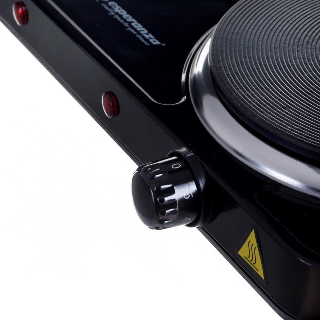 Esperanza EKH014K Επιτραπέζια Εστία Κεραμική Διπλή Μαύρη 4