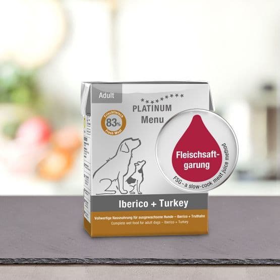 Platinum Pet Food & Care Menu Υγρή Τροφή Σκύλων με Γαλοπούλα 185gr PLA00155 3