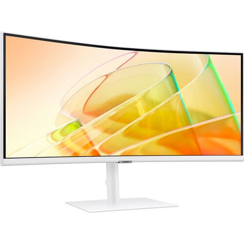Samsung S65TC Ultrawide VA HDR Curved Monitor 34" QHD 3440x1440 με Χρόνο Απόκρισης 5ms GTG Λευκό 2