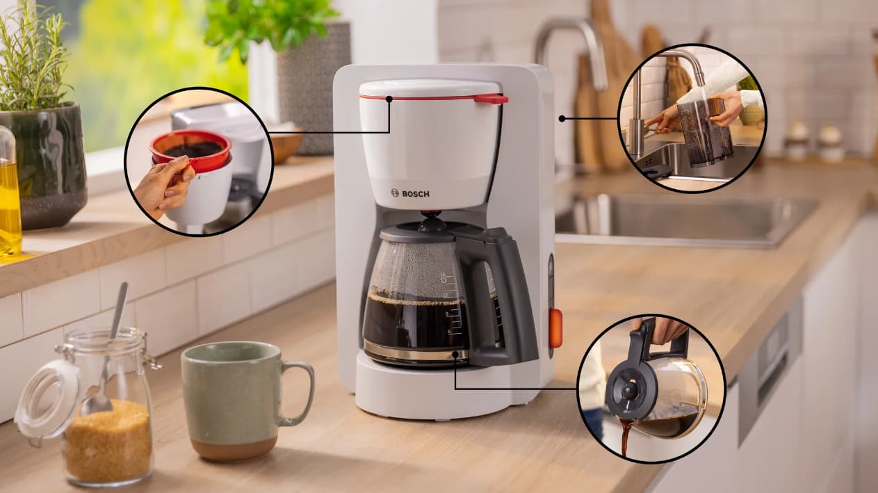 Bosch MyMoment TKA3M131 Καφετιέρα Φίλτρου 1200W 2