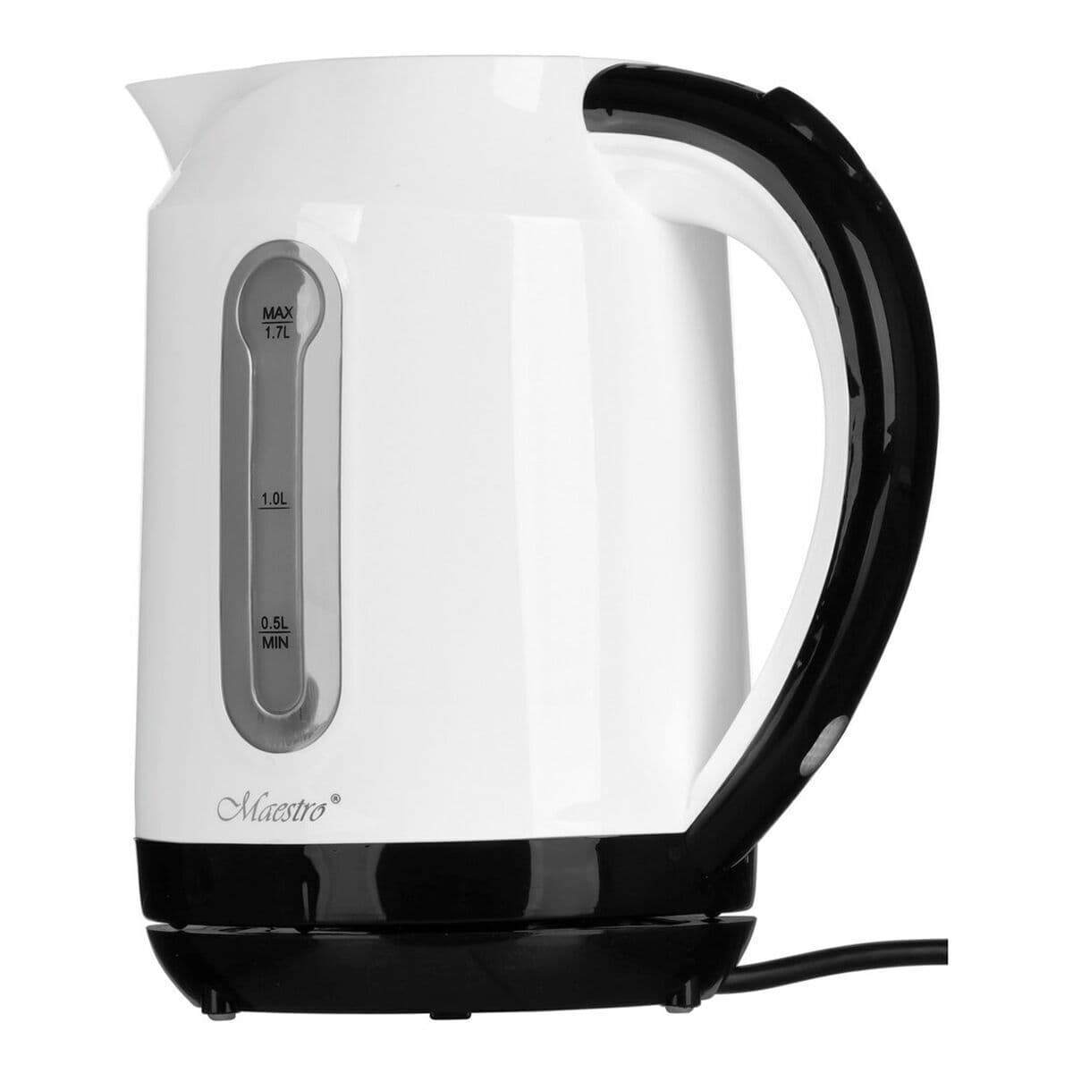 Maestro Feel Maestro Βραστήρας 1.7lt 2000W Λευκός 2