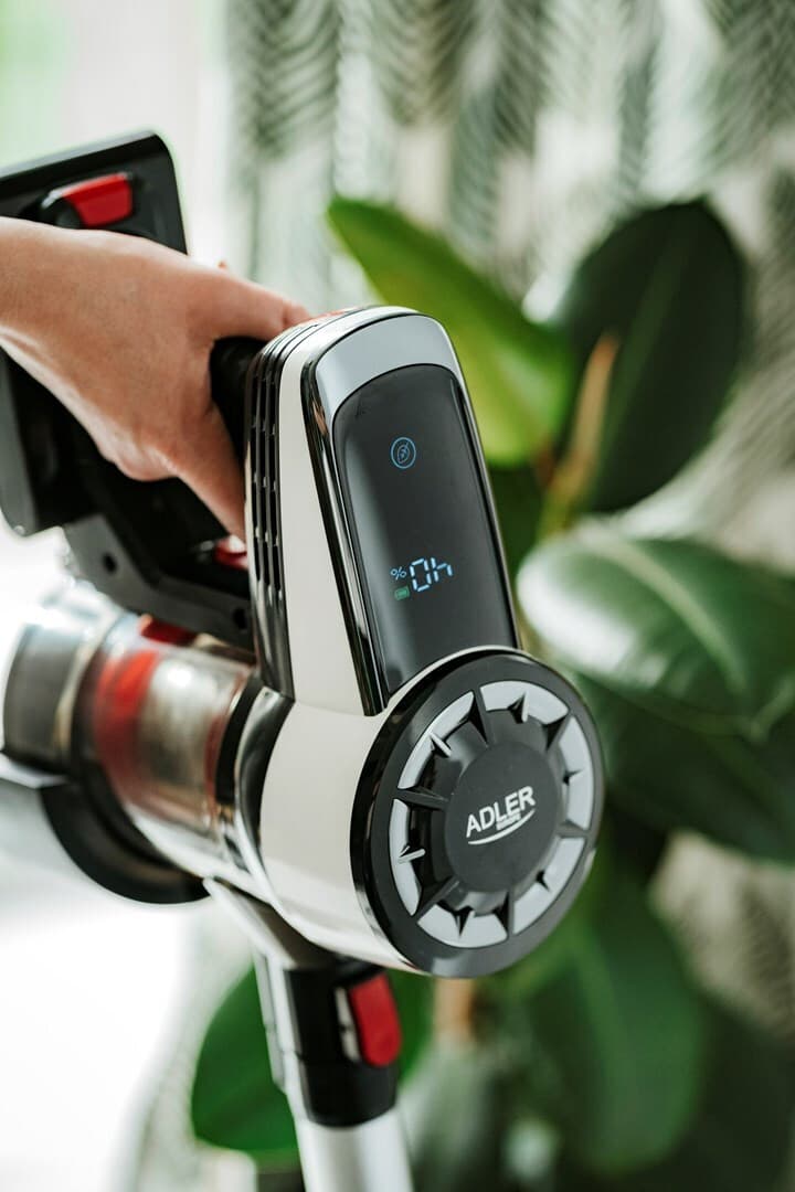 Adler AD 7048 Επαναφορτιζόμενη Σκούπα 2 σε 1 Stick & Χειρός 22.2V Λευκή 8