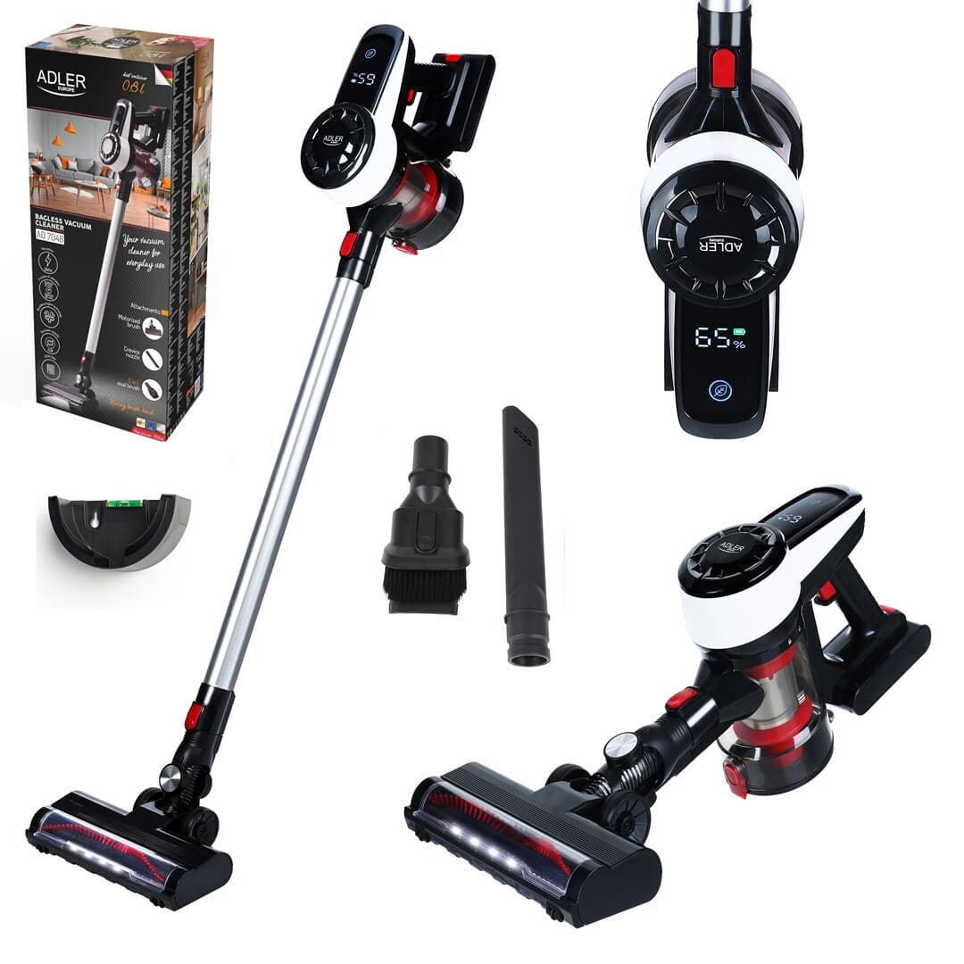 Adler AD 7048 Επαναφορτιζόμενη Σκούπα 2 σε 1 Stick & Χειρός 22.2V Λευκή 10