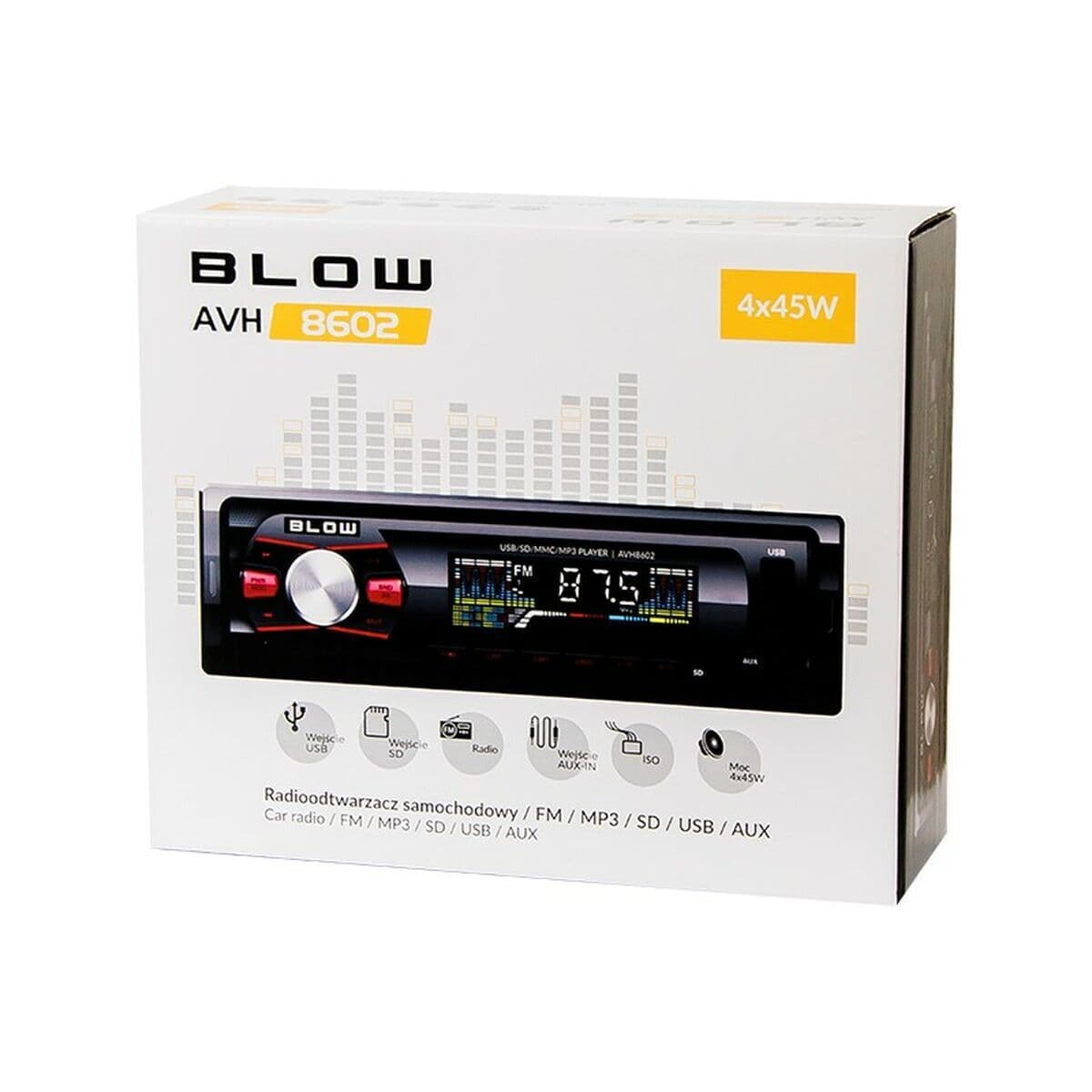 Blow AVH-8602 Ραδιόφωνο Αυτοκινήτου 1 DIN (USB) 78-268# 5