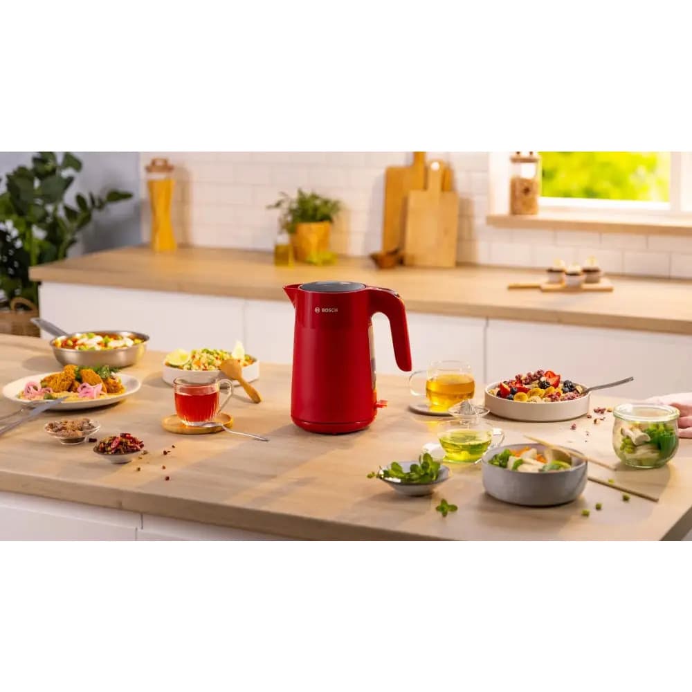 Bosch Mymoment Βραστήρας 1.7lt 2400W Κόκκινος 9