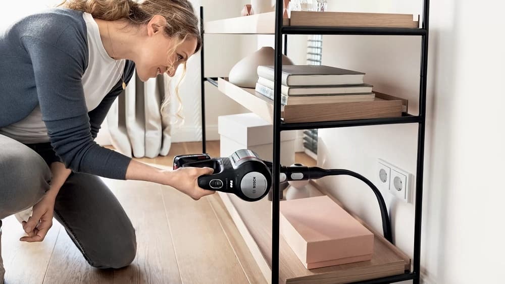Bosch Unlimited 7 Επαναφορτιζόμενη Σκούπα 2 σε 1 Stick & Χειρός 18V Μαύρη 11