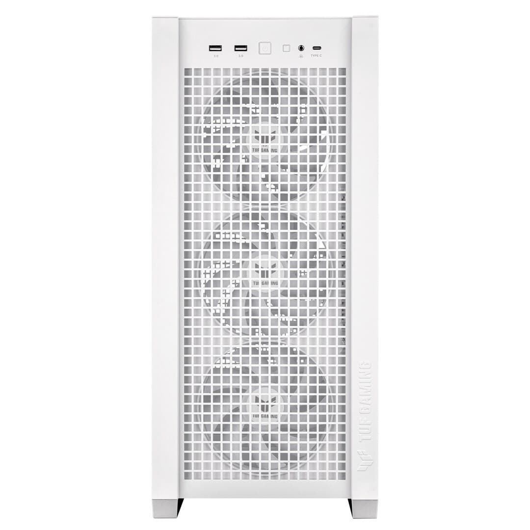 Asus TUF Gaming GT302 ARGB Midi Tower Κουτί Υπολογιστή με Πλαϊνό Παράθυρο Λευκό 9