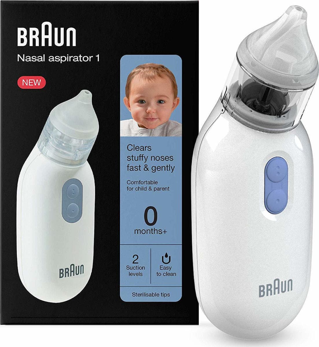 Braun Nasal Aspirator BNA 100 Ηλεκτρικός Ρινικός Αποφρακτήρας για Βρέφη 5