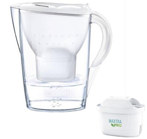 Brita Marella Κανάτα Σερβιρίσματος Πλαστική White με Φίλτρο 2400ml 1052789 5