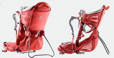 Deuter Μάρσιπος Πλάτης Κόκκινο με Μέγιστο Βάρος 22kg 3620021-5042