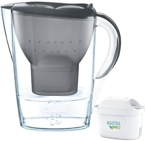 Brita Marella Κανάτα Σερβιρίσματος Πλαστική Graphite με Φίλτρο 2400ml 7