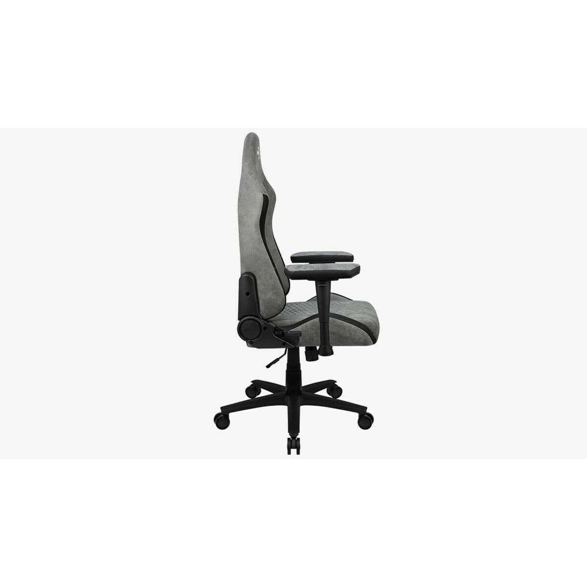 Aerocool Crown AeroSuede Υφασμάτινη Καρέκλα Gaming με Ρυθμιζόμενα Μπράτσα stone grey 5