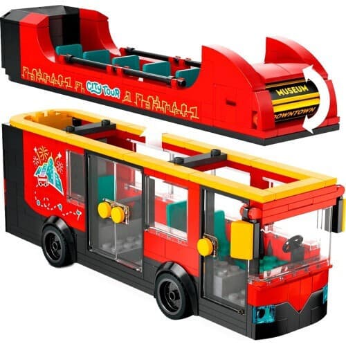 LEGO City Red Double-decker Sightseeing Bus για 7+ Ετών 384τμχ 60407 4