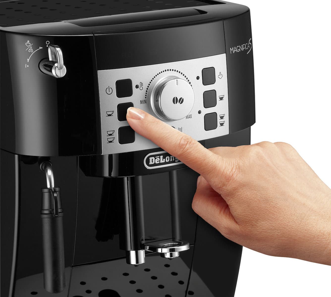 De'Longhi Magnifica S Ecam Αυτόματη Μηχανή Espresso 1450W Πίεσης 15bar με Μύλο Άλεσης Black/Silver ECAM 22.112.B 4
