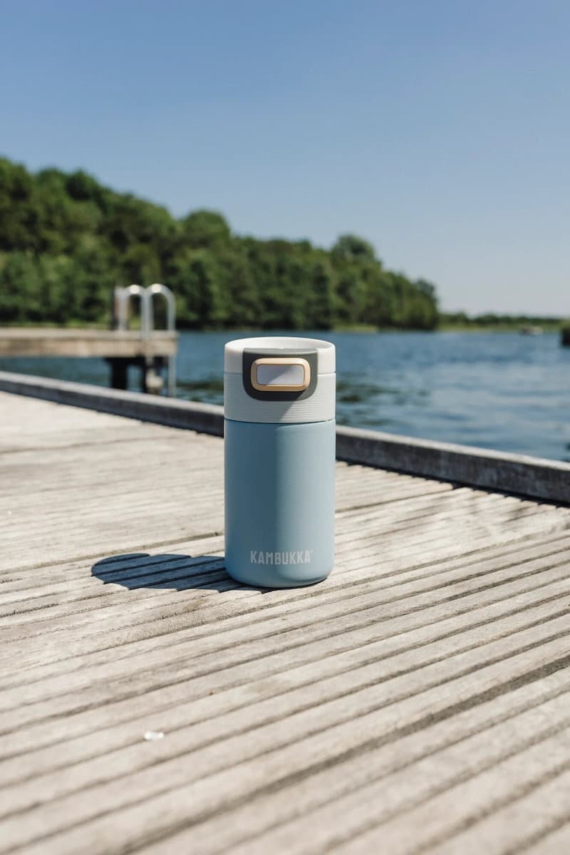 Kambukka Etna Ποτήρι Θερμός Ανοξείδωτο 300ml Light Blue