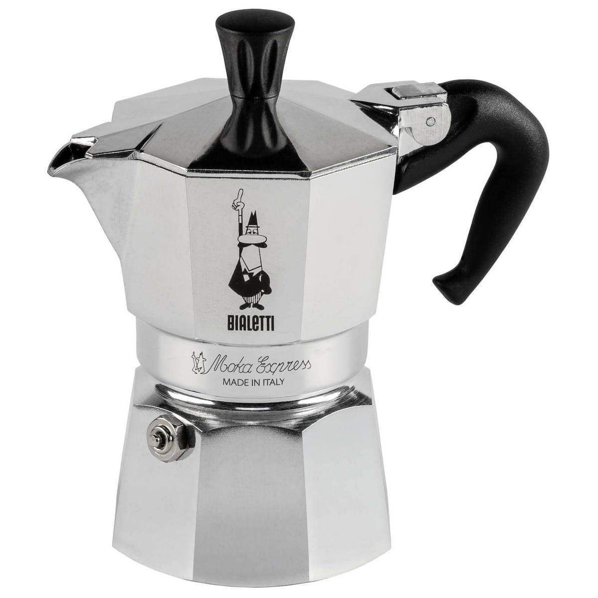 Bialetti Moka Express Μπρίκι Espresso 2cups Ασημί 0001168/OC 4