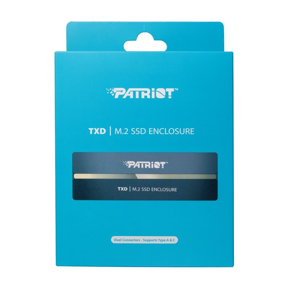 Patriot Θήκη για Σκληρό Δίσκο M.2 SATA III NVME με σύνδεση Type-C σε Γκρι χρώμα PV810UPNGM 12