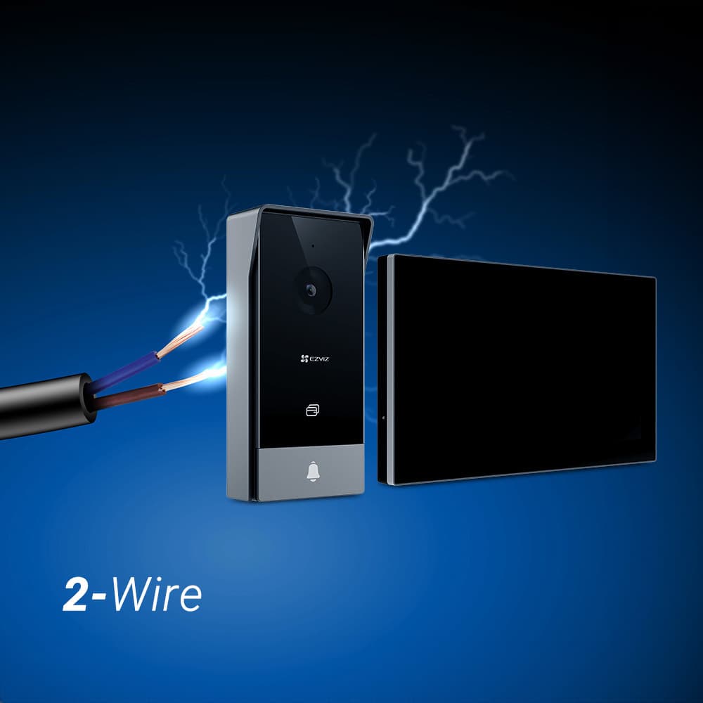 Ezviz HP5 Κουδούνι Πόρτας Wi-Fi 318500204 Μαύρο 5