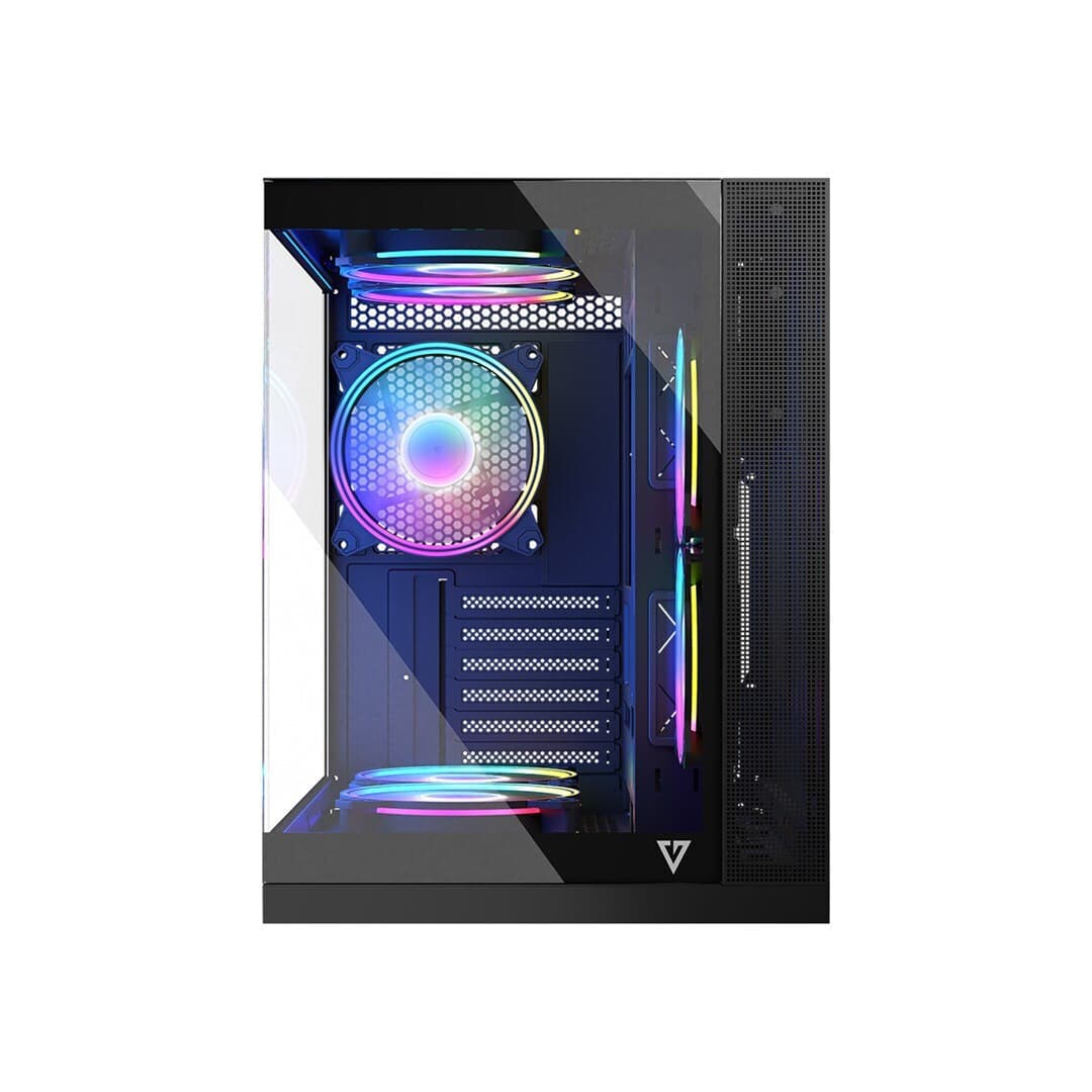 Modecom Panorama ARGB 5F Gaming Midi Tower Κουτί Υπολογιστή με Πλαϊνό Παράθυρο Μαύρο 16