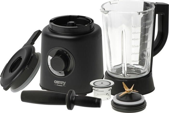 Adler Μπλέντερ με Γυάλινη Κανάτα 1.7 lt 1200W Μαύρο CR 4089 8