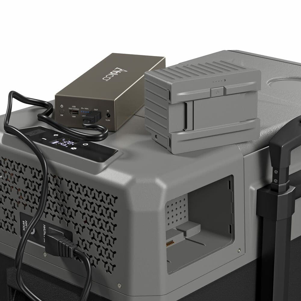 Yolco Φορητό Ψυγείο 28lt 12V / 24V Μαύρο 14