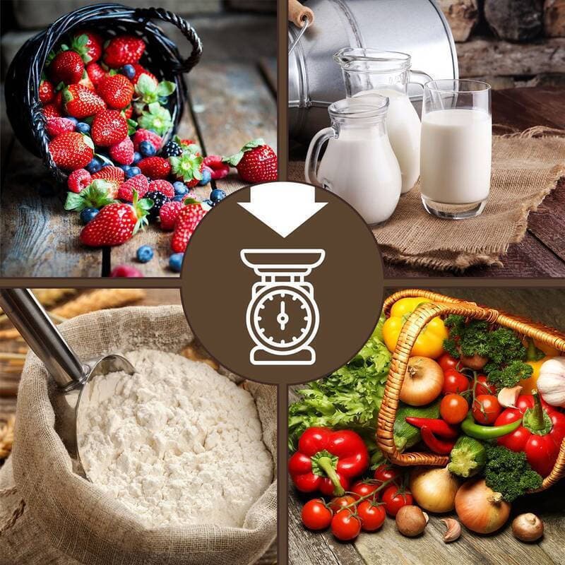 Profi Cook Αναλογική Ζυγαριά Κουζίνας με Κάδο έως 5kg Γκρι 5