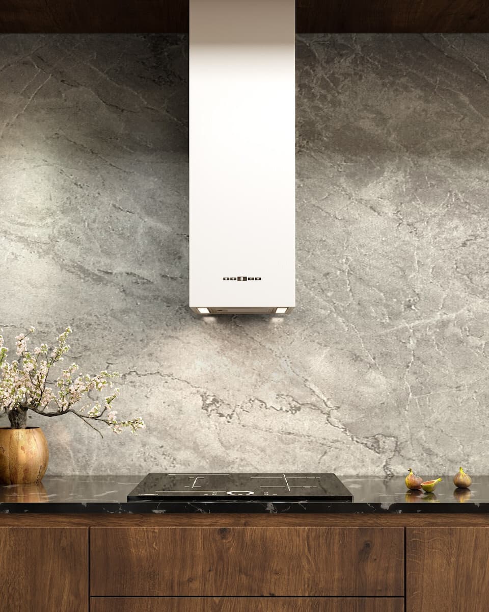 Maan Ponza W 830 Απορροφητήρας Νησίδα 30cm Λευκός 2