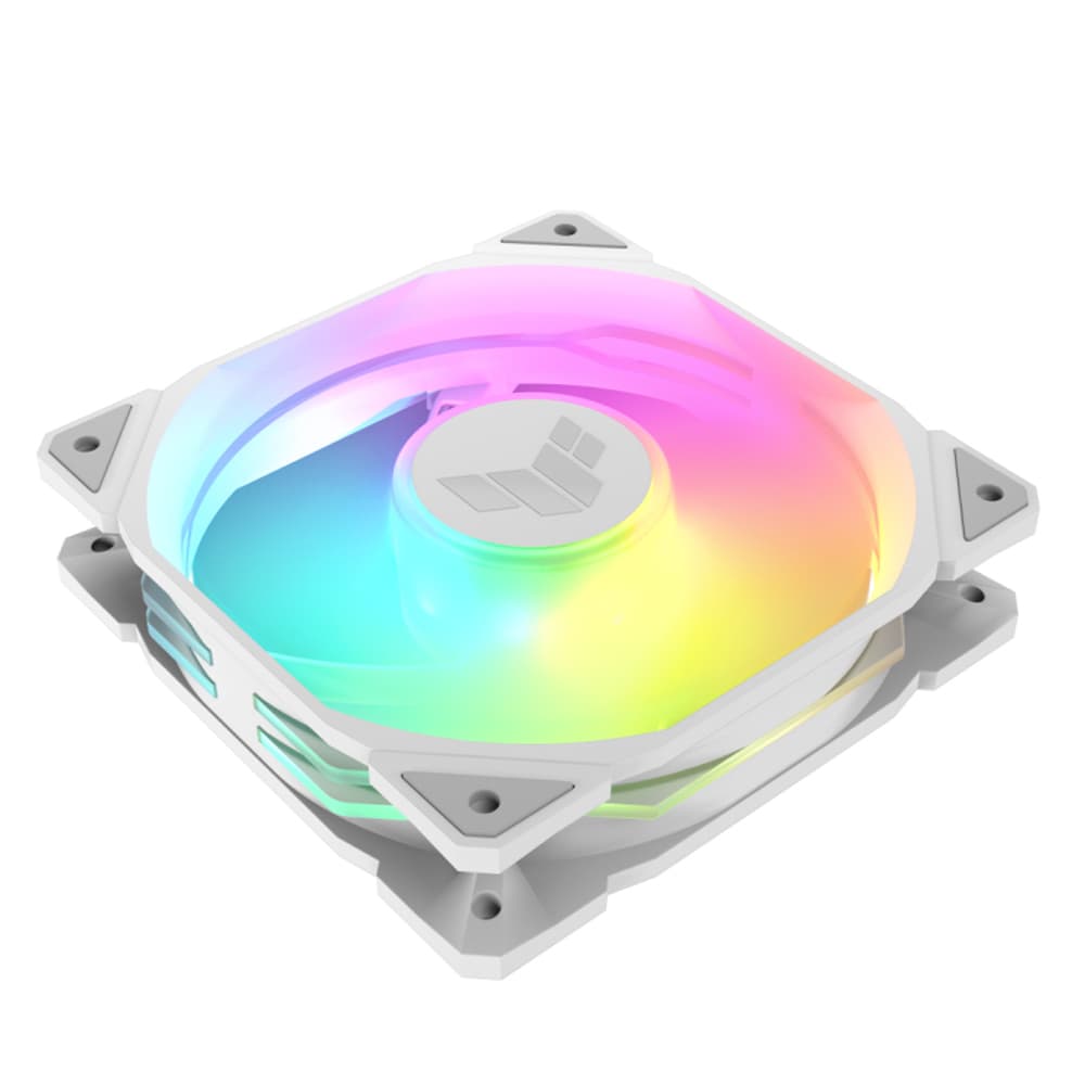 Asus TUF Gaming TR120 Case Fan (2000rpm) με ARGB Φωτισμό και Σύνδεση 4-Pin PWM 3τμχ Λευκό 7