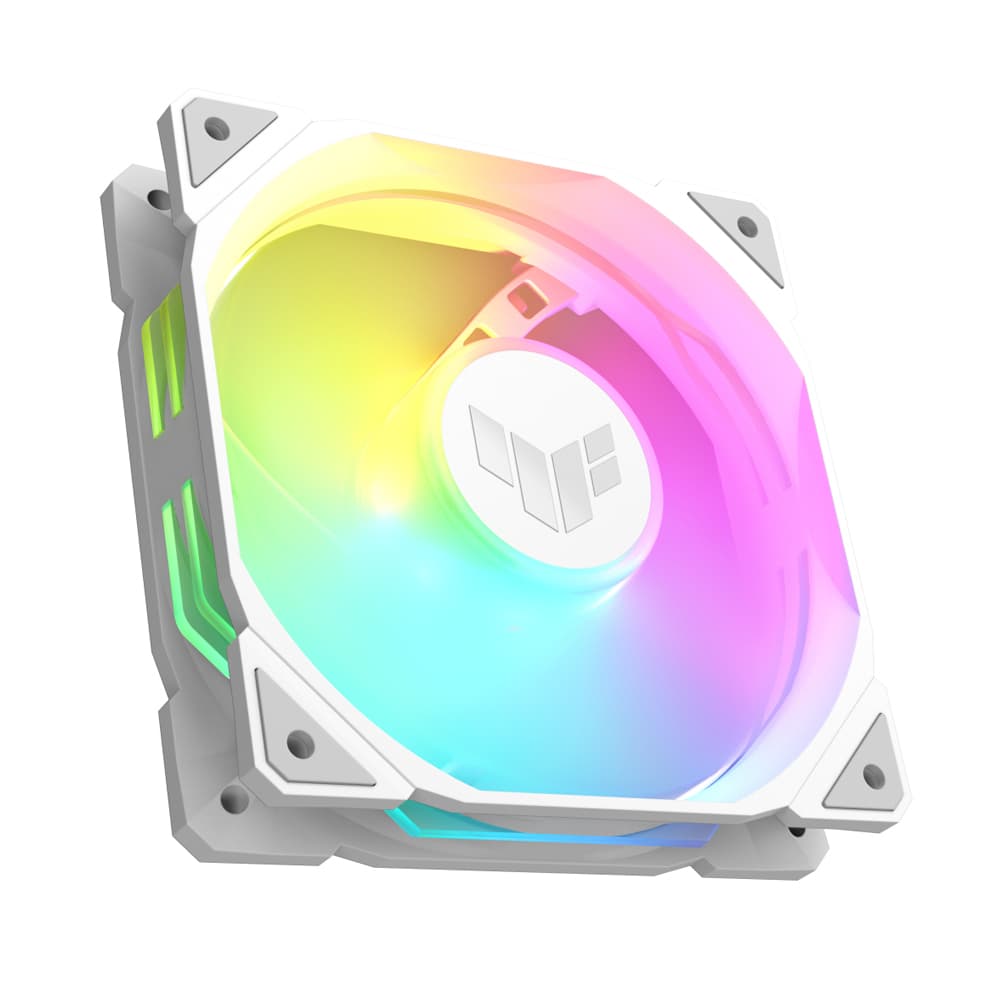 Asus TUF Gaming TR120 Case Fan (2000rpm) με ARGB Φωτισμό και Σύνδεση 4-Pin PWM 3τμχ Λευκό 2
