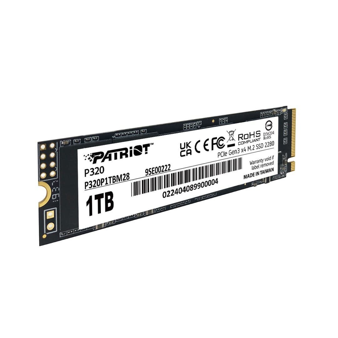 Patriot Viper P320 SSD 512GB τύπου M.2 με σύνδεση PCI Express 3.0 P320P512GM28 2