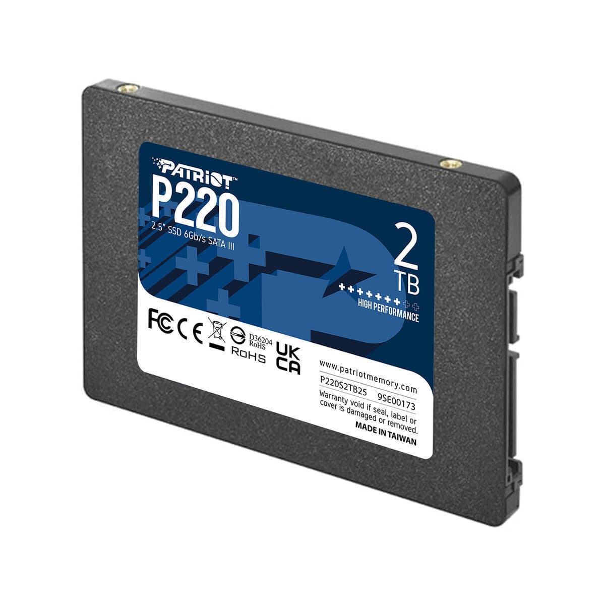 Patriot P220 SSD 2TB τύπου 2.5'' με σύνδεση SATA III P220S2TB25 Bulk 4