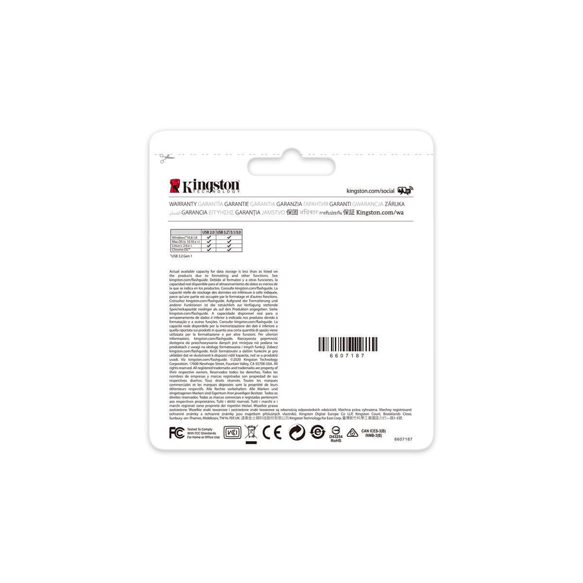 Kingston Datatraveler 512GB USB 3.2 Stick Γκρι 5