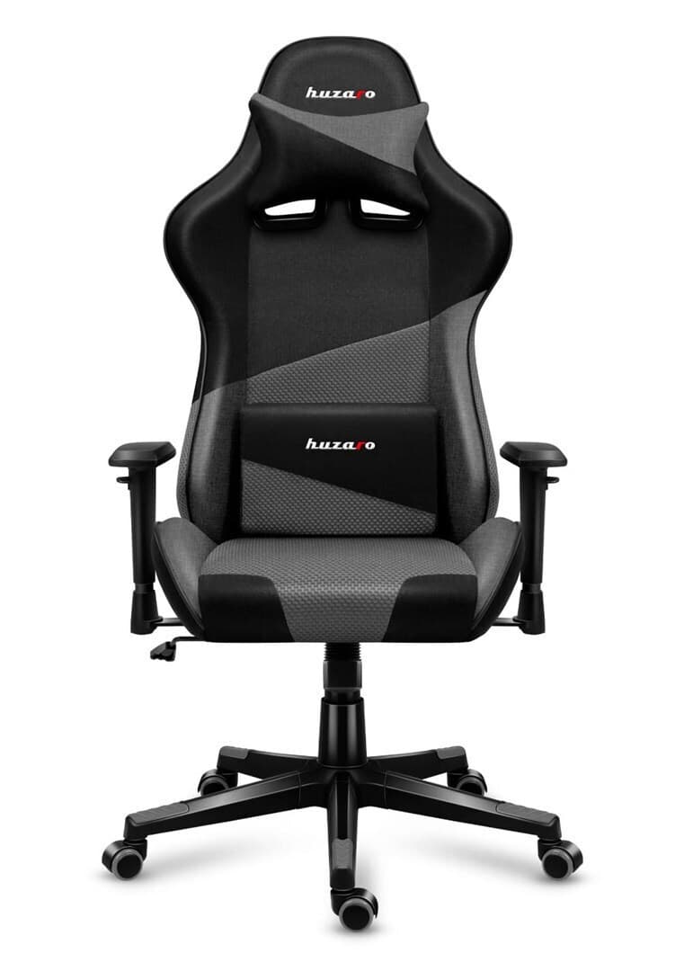 Huzaro Force 6.2 Υφασμάτινη Καρέκλα Gaming με Ρυθμιζόμενα Μπράτσα και RGB Φωτισμό Γκρι 2