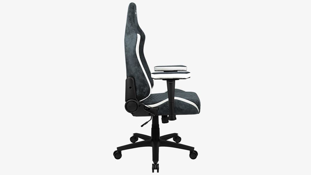 Aerocool Royal AeroWeave Υφασμάτινη Καρέκλα Gaming με Ρυθμιζόμενα Μπράτσα και Υποπόδιο Ash Grey 9