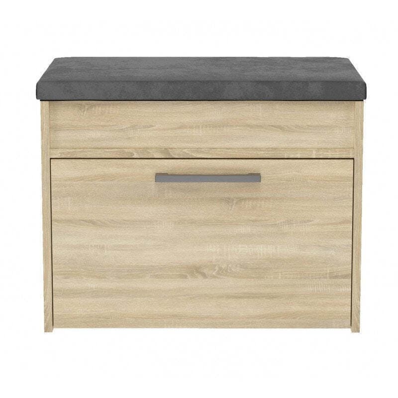 Ξύλινη Παπουτσοθήκη Parma Mini με 1 Ράφι Sonoma 60x35x49cm 3