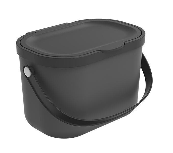Rotho Babydesign Κάδος Albula Απορριμμάτων Πλαστικός Γκρι 3.2lt 4