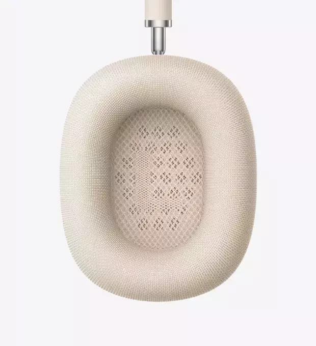 AirPods Max (2024) Ασύρματα / Ενσύρματα Over Ear Ακουστικά με 20 ώρες Λειτουργίας Starlight 5