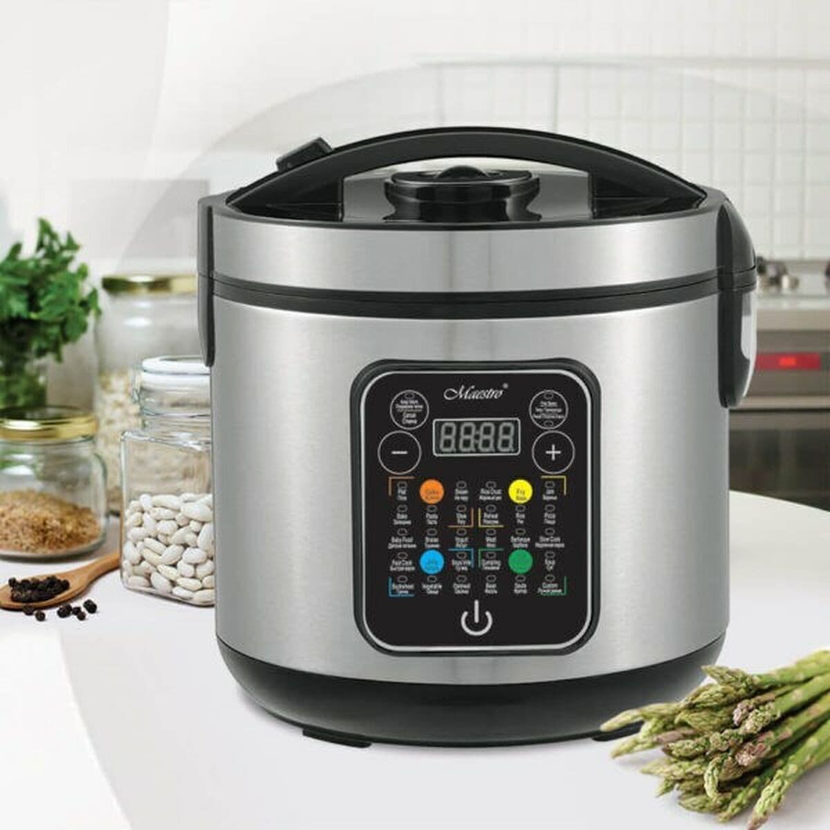 Maestro MR-794 MR-794 Πολυμάγειρας 900W με Χωρητικότητα 5lt Ασημί 3