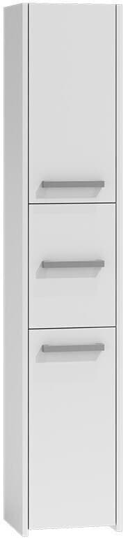 Topeshop S33 Στήλη Μπάνιου Δαπέδου Μ30xΒ30xΥ170cm Λευκή 4