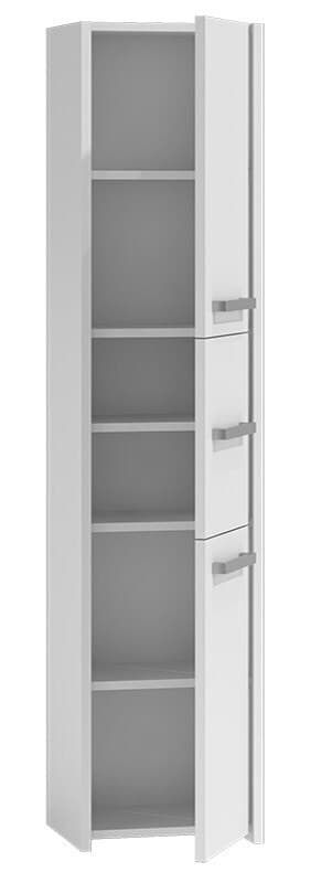 Topeshop S43 Στήλη Μπάνιου Δαπέδου Μ40xΒ30xΥ170cm Λευκή 5