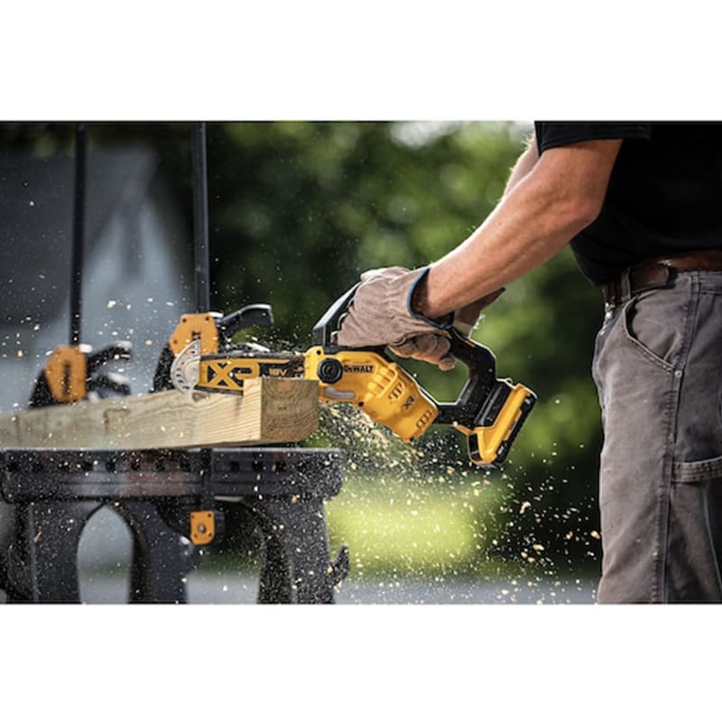 DEWALT Κλαδευτικό Αλυσοπρίονο Μπαταρίας Solo Brushless 18V 2.1kg με Λάμα 20cm DCMPS520N 10