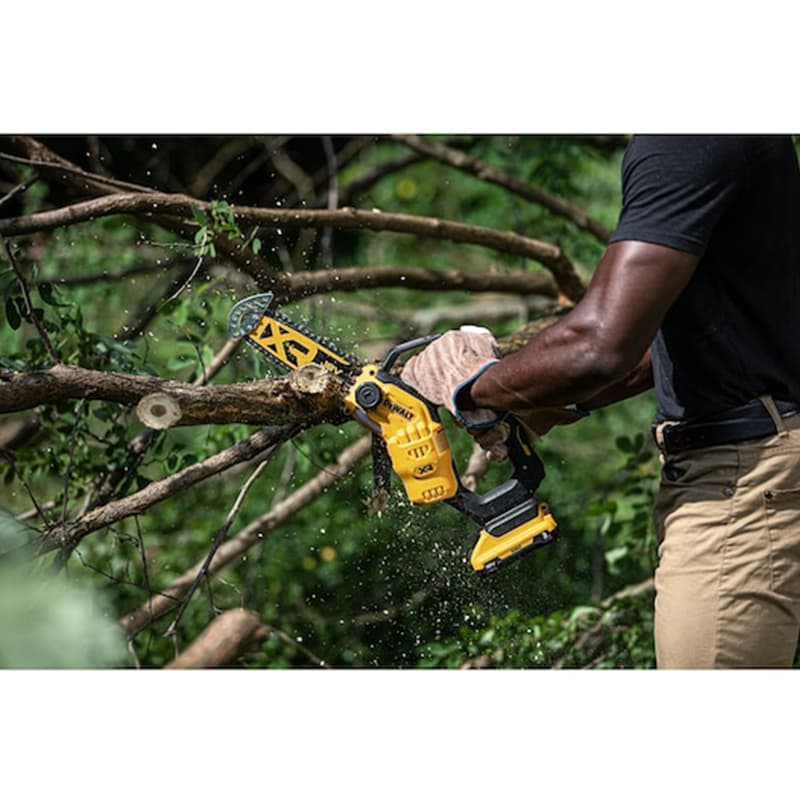 DEWALT Κλαδευτικό Αλυσοπρίονο Μπαταρίας Solo Brushless 18V 2.1kg με Λάμα 20cm DCMPS520N 9