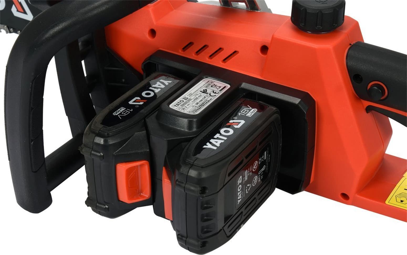 Yato Αλυσοπρίονο Μπαταρίας 2x2Ah 18V 4.85kg με Λάμα 35.56cm YT-82812 3