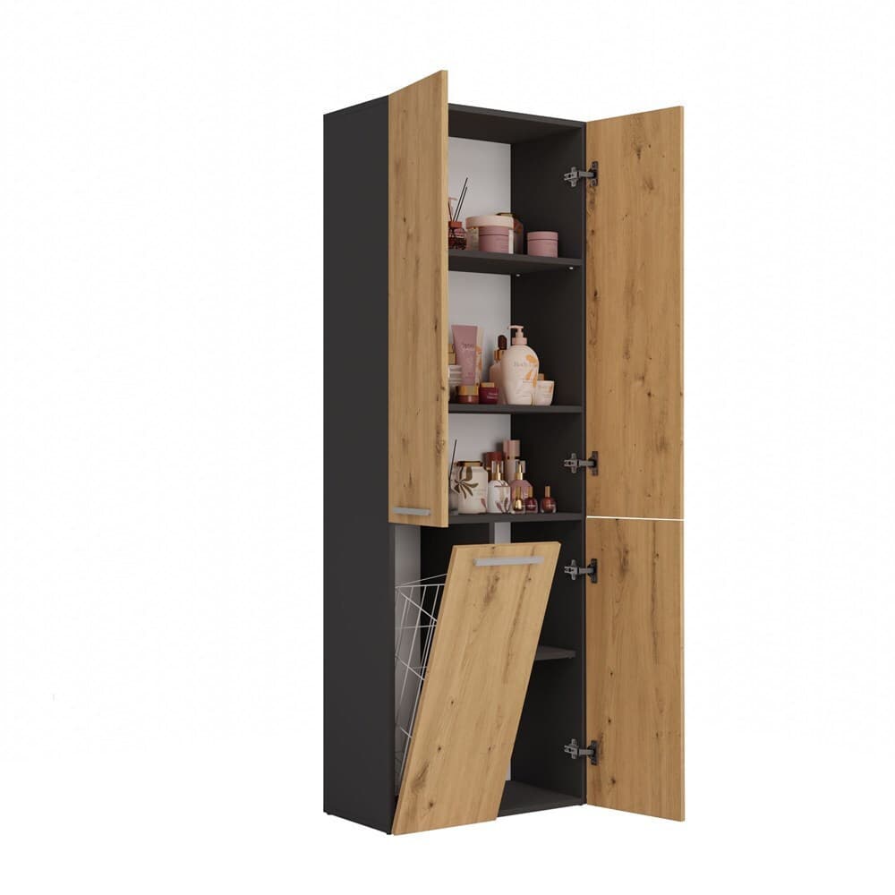 Nel Bathroom Column 1k/dd Anthracite Artisan 4