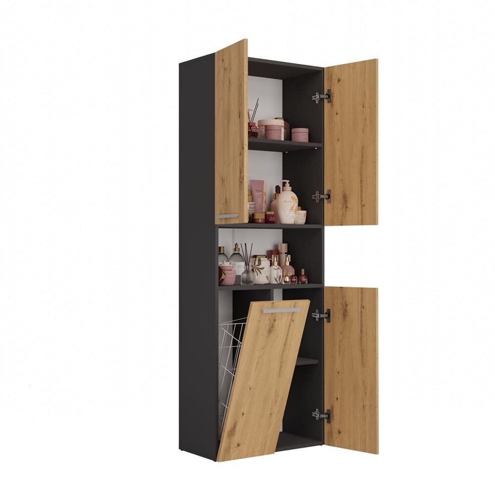 Nel Bathroom Column 1k/dk Anthracite Artisan 4